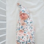 Copper Pearl Top Knot Hat 0-4M - Autumn