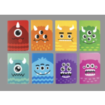 Ooly Pocket Pal Mini Journal - Monsters - Assorted