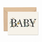 Ginger P. Designs Baby Floral Greeting Card