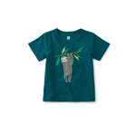 Tea Collection Chillin Sloth Graphic Tee - Scuba