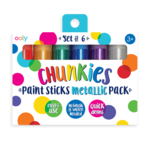 Ooly Chunkies Paint Sticks Classic  (Set of 6)