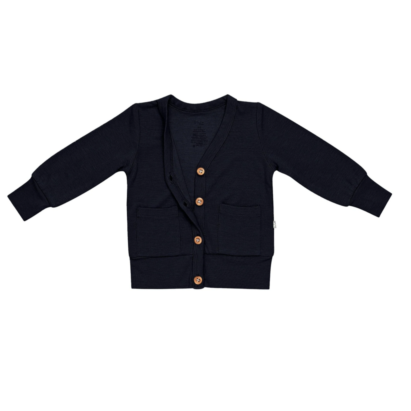 Kyte Baby Bamboo Jersey Cardigan in Midnight