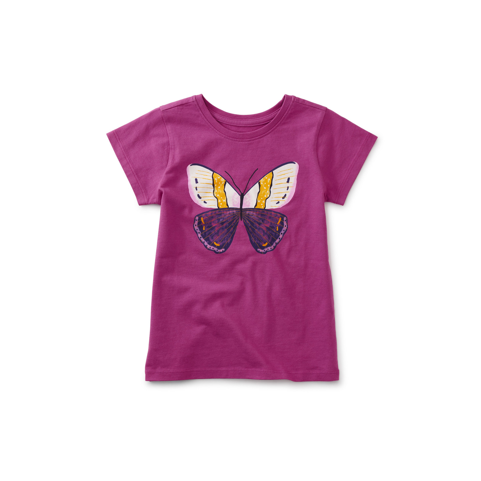 Tea Collection Beautiful Butterfly Tee - Mulberry + Triumph Solid Legging Set