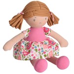 Tikiri Toys Lil'l Fran Doll - Brown Hair With Pink Dress