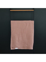 Mebie Baby Waffle Quilt - Dusty Rose