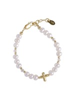 Cherished Moments Eve - SM (0-12m) Gold Plated With Cross