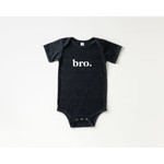 Saved By Grace Co. Bro Bodysuit - Charcoal 6/12M