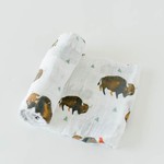 Little Unicorn Cotton Muslin Swaddle - Bison