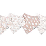 Copper Pearl Baby Bandana Bibs - Bliss Set - 4 pack