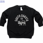 Shamaim South Dakota Toddler Sweatshirt - Black