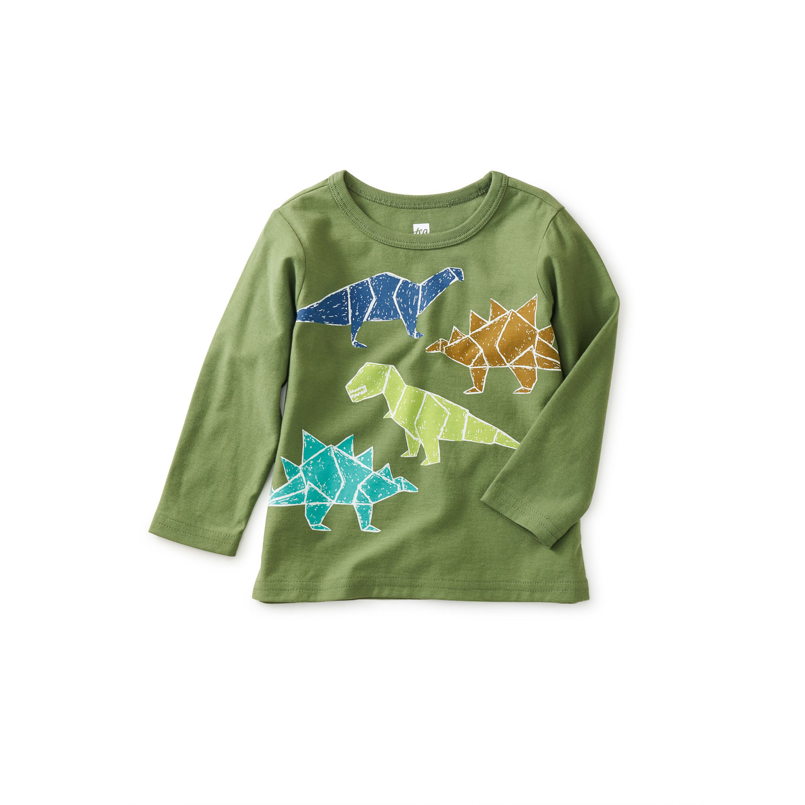 Tea Collection Dino Friends Baby Graphic Tee - Stem