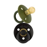 Itzy Ritzy Itzy Soother Camo/Midnight Natural Rubber Pacifiers