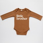 Gladfolk Little Brother Baby Bodysuit - Camel