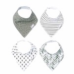 Copper Pearl Baby Bandana Bibs - Alta Set - 4 pack
