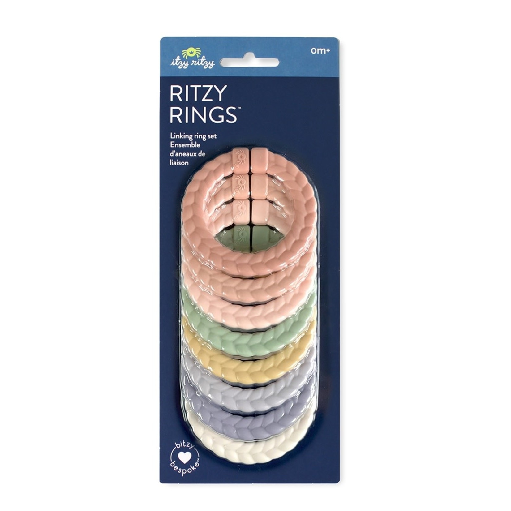 Itzy Ritzy Bitzy Bespoke Itzy Rings™ Linking Ring Set Pastel