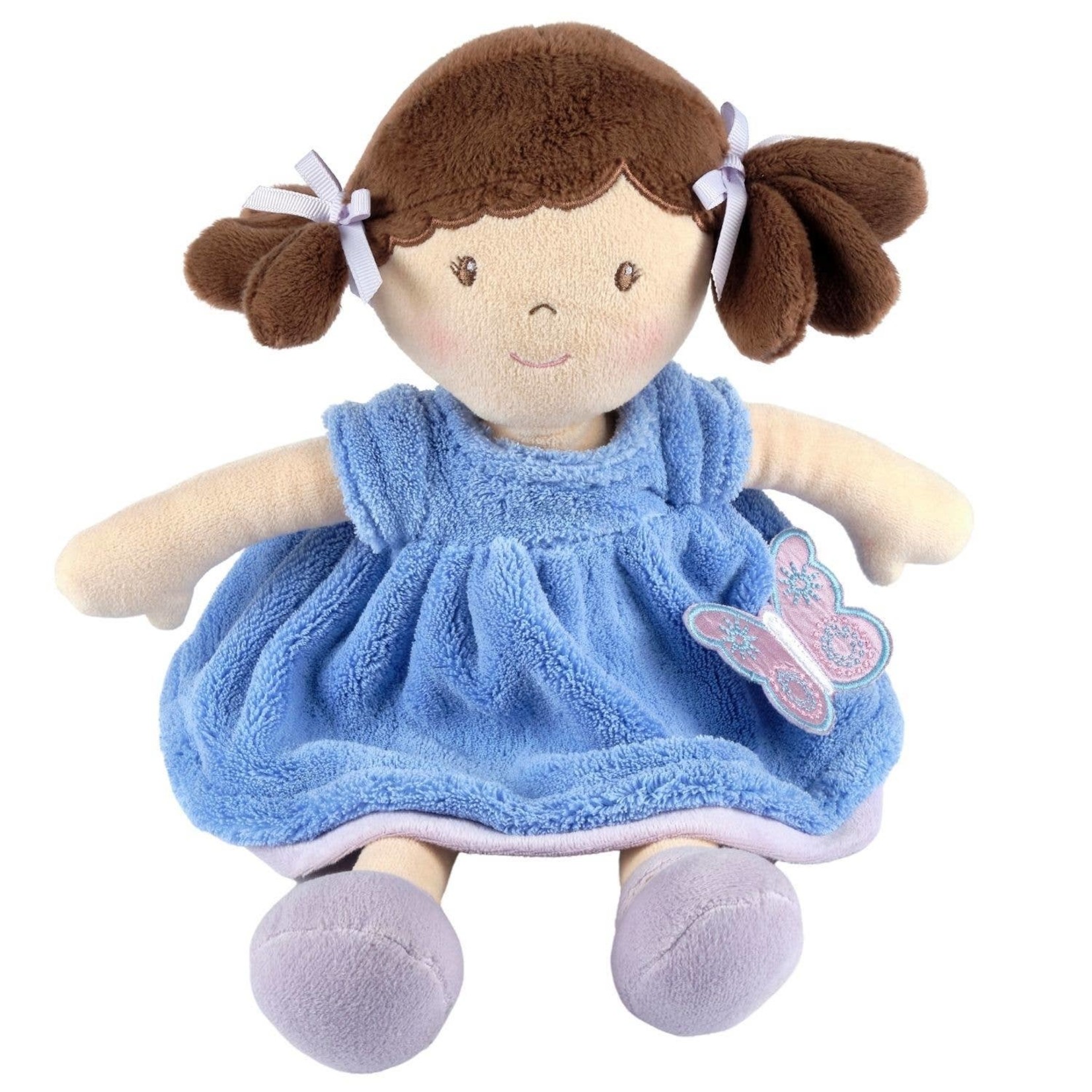 Tikiri Toys Pari Doll Brown Hair Blue Dress new