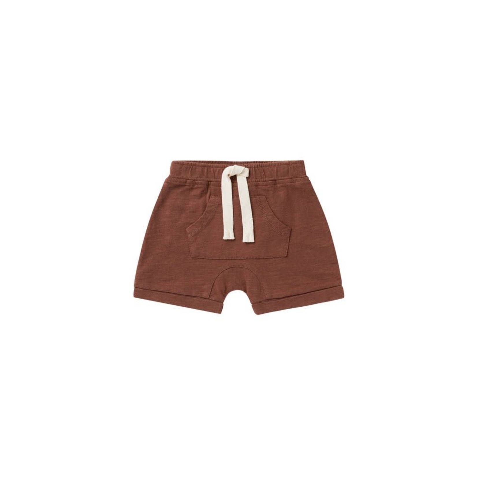 Rylee + Cru Front Pouch Short | Redwood