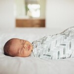Copper Pearl Knit Swaddle Blanket - Alta