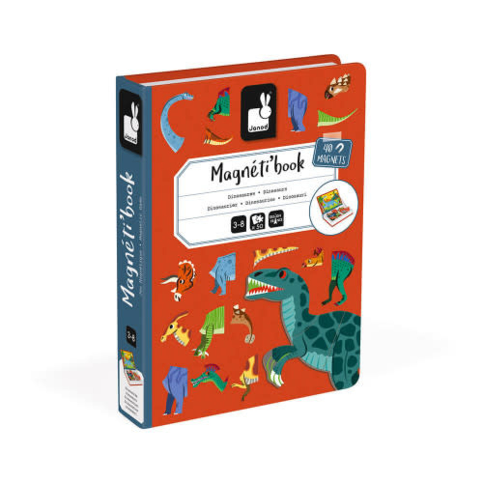 Janod Magnet Book | Dinosaurs