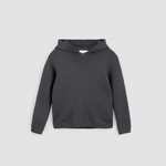 Miles Baby Grey Knit Hooded Sweater