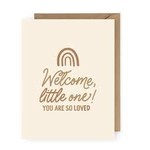 Kicks and Giggles Greeting Card Welcome Little One