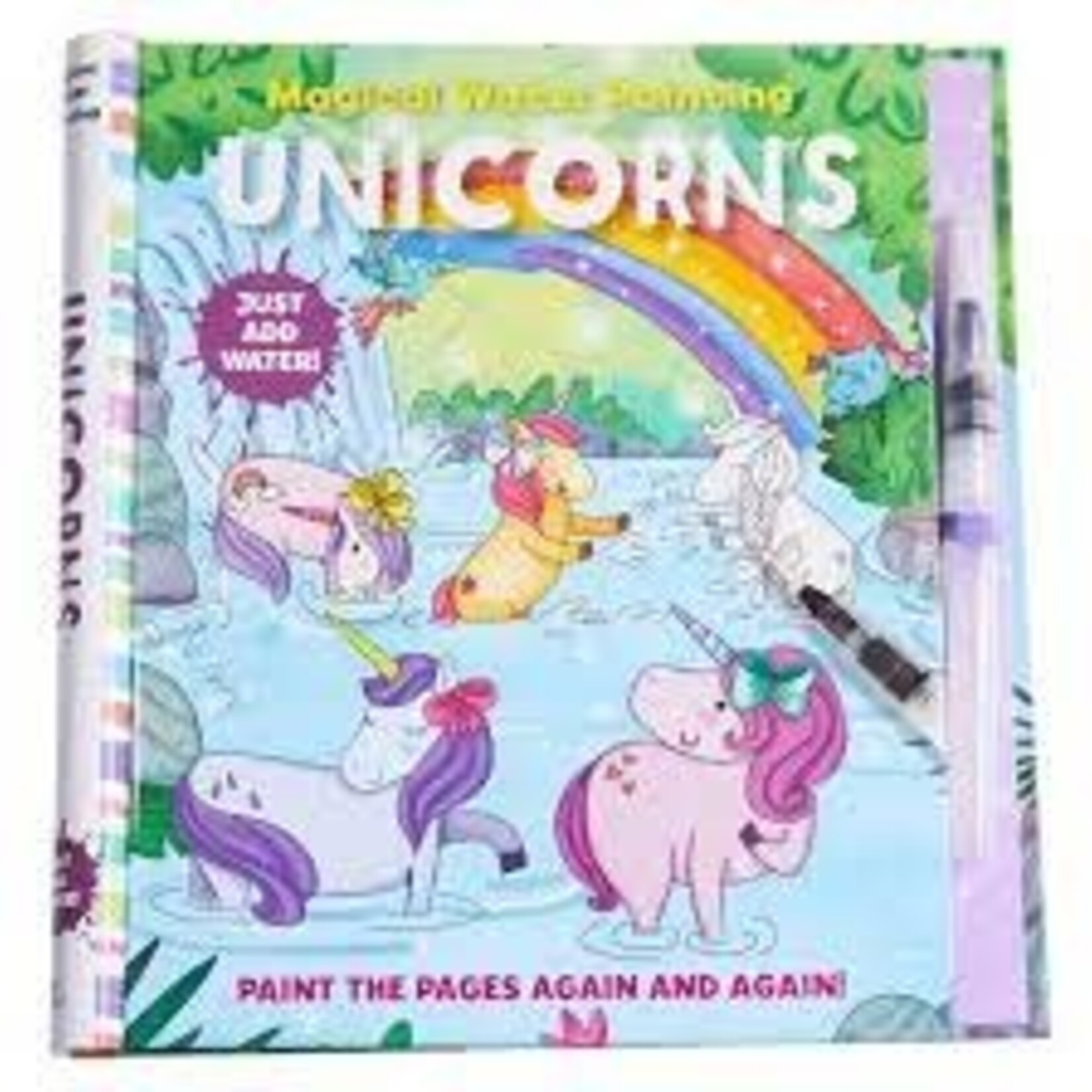 Simon and Schuster Magical Water Painting: Unicorns