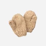 The Blueberry Hill Classic Mittens, Latte M 2-5Y