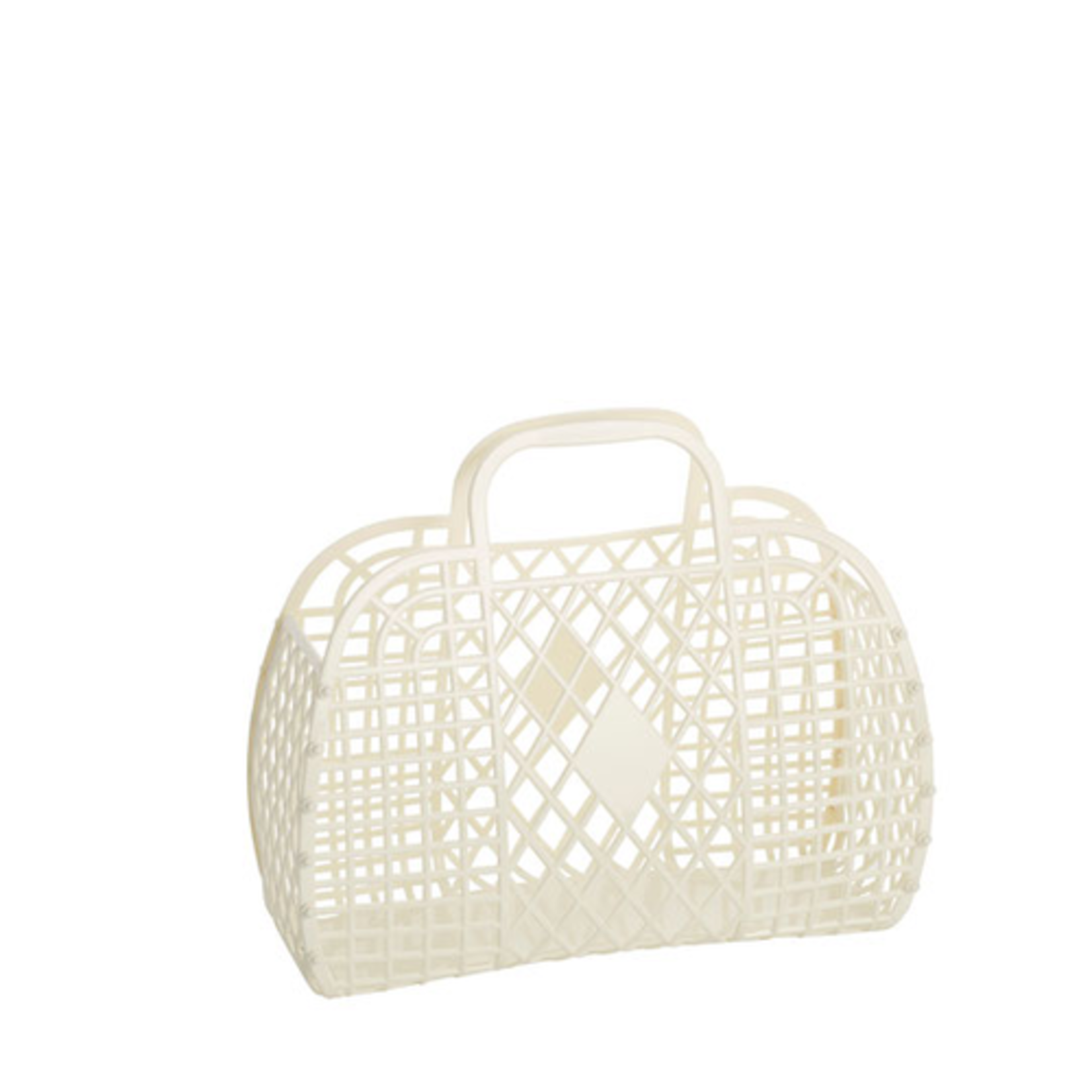 Sun Jellies Mini Retro Basket - Cream