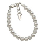 Cherished Moments Serenity - SM (0-12m) - Bracelet Sterling Silver White Pearl