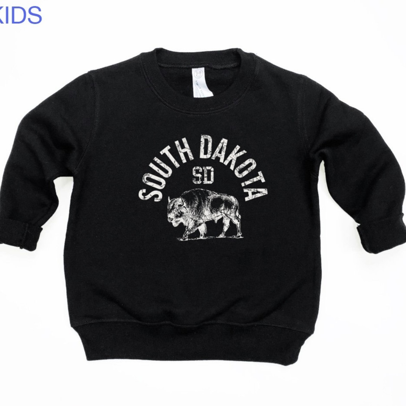 Shamaim South Dakota Fleece Crew Sweatshirt - Black