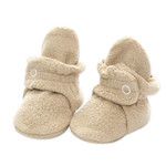 Zutano Cozie Fleece Bootie - Khaki