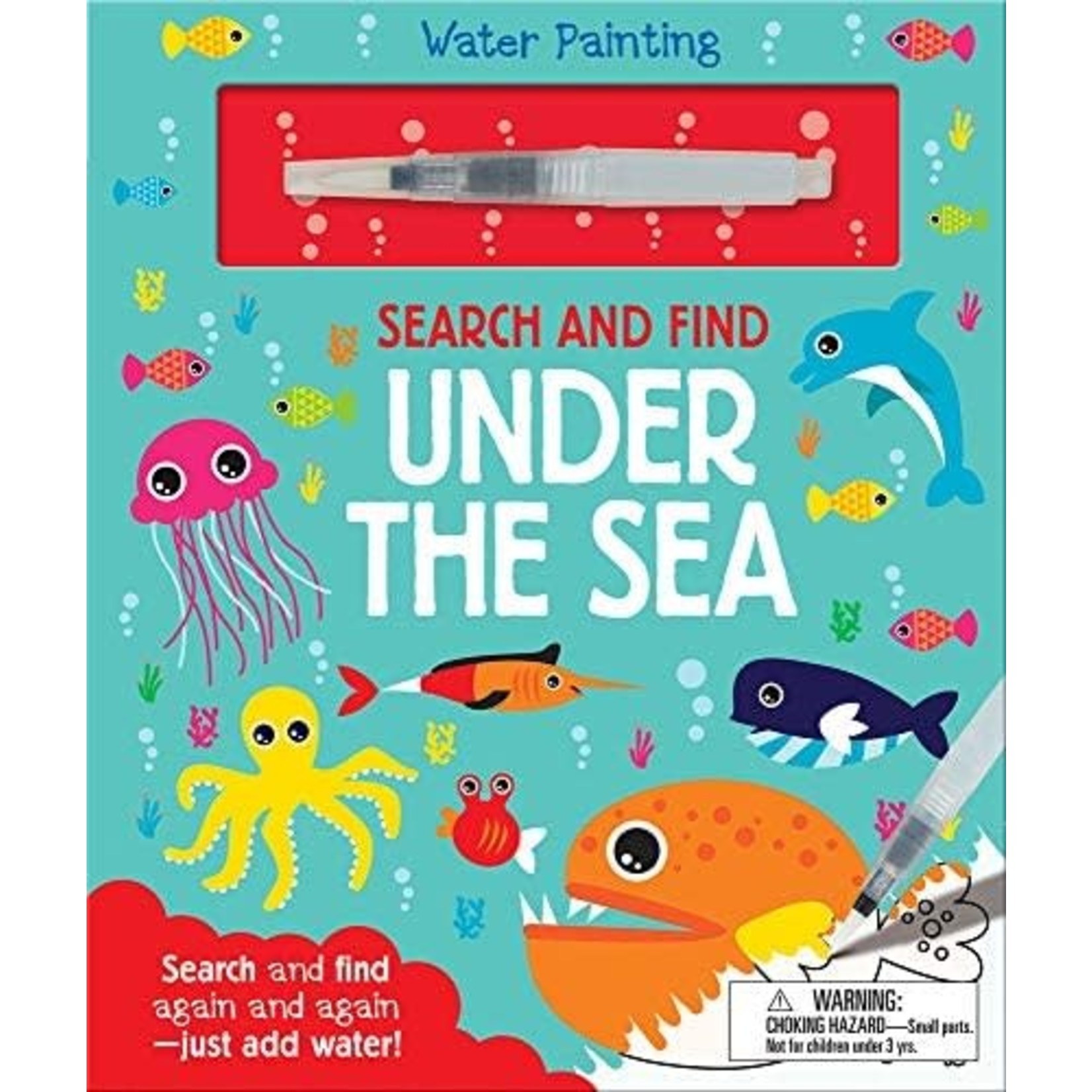House of Marbles Water Painting Seek and Find: Under the Sea