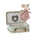 Maileg Angel Mouse in Suitcase (Little Sister)