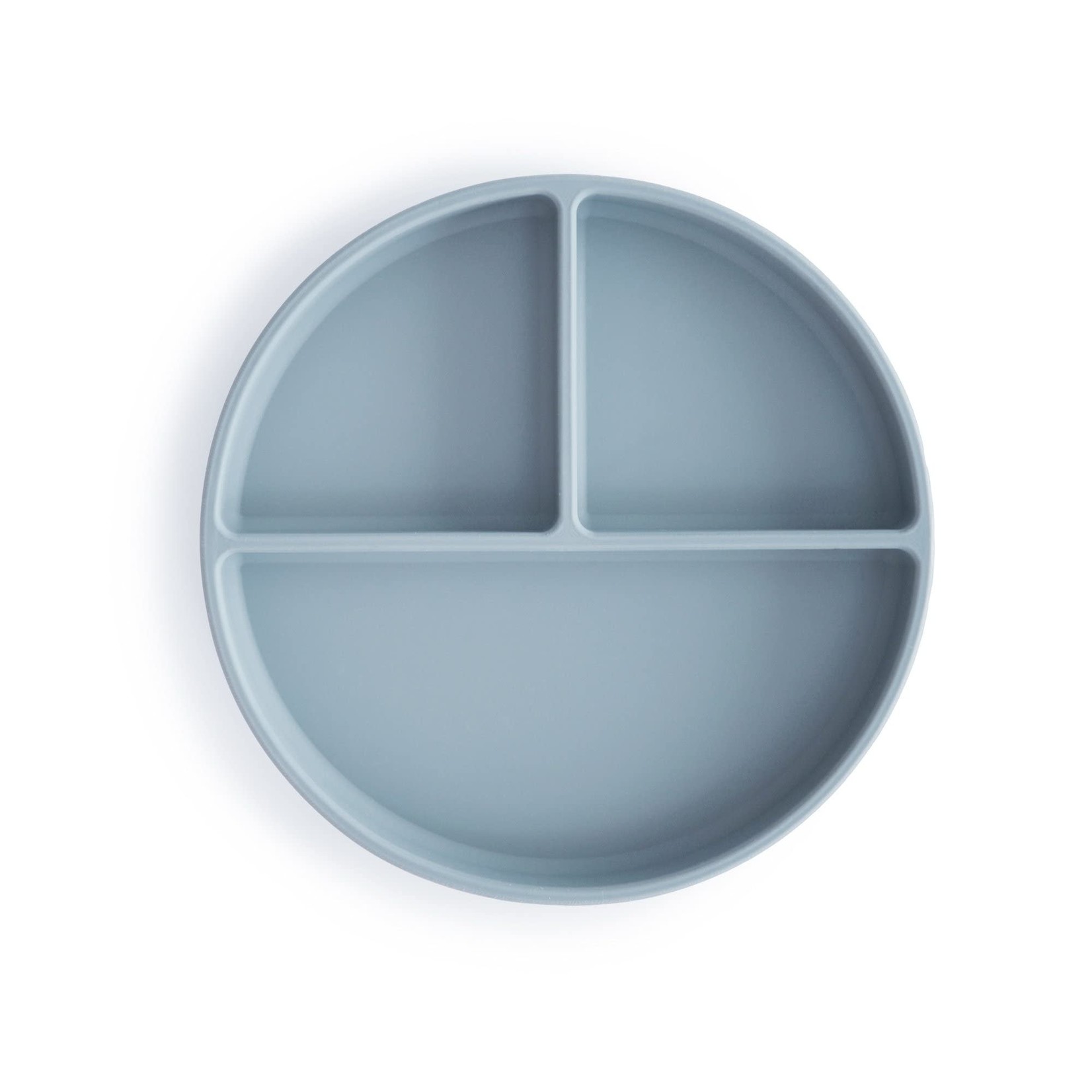 Mushie & Co Silicone Suction Plate, Powder Blue