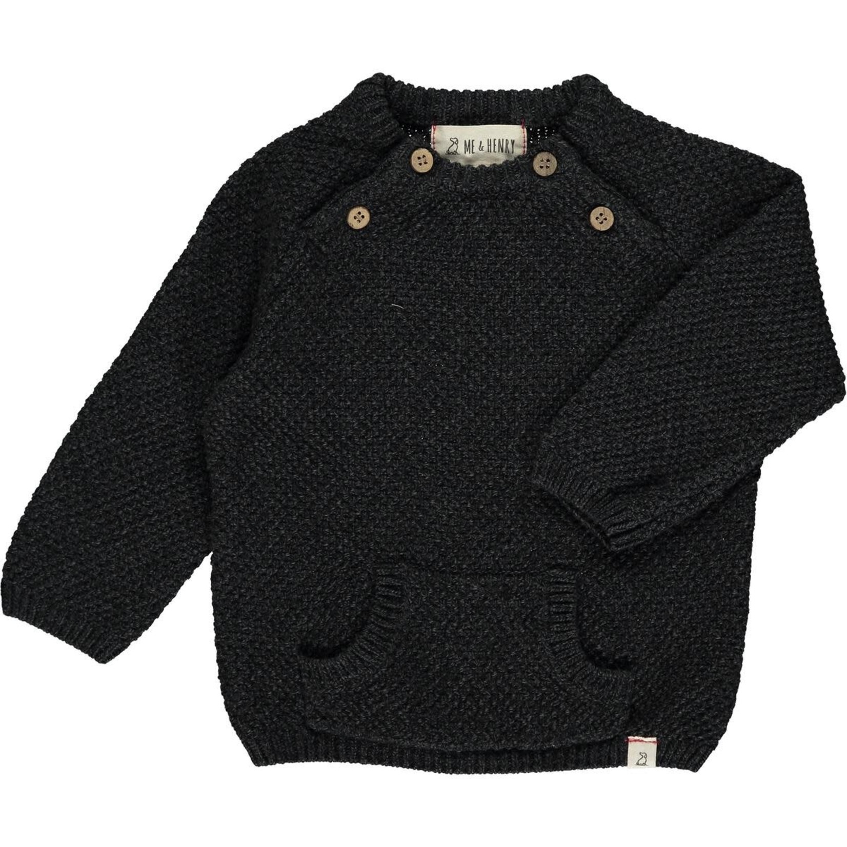 Me + Henry Morrison Baby Sweater - Charcoal
