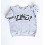 Oat Collective Toddler Sweatshirt - Midwest, Heather Dust