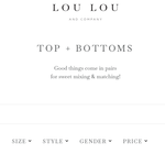 Lou Lou and Company Top + Bottoms Set - Styles in Store