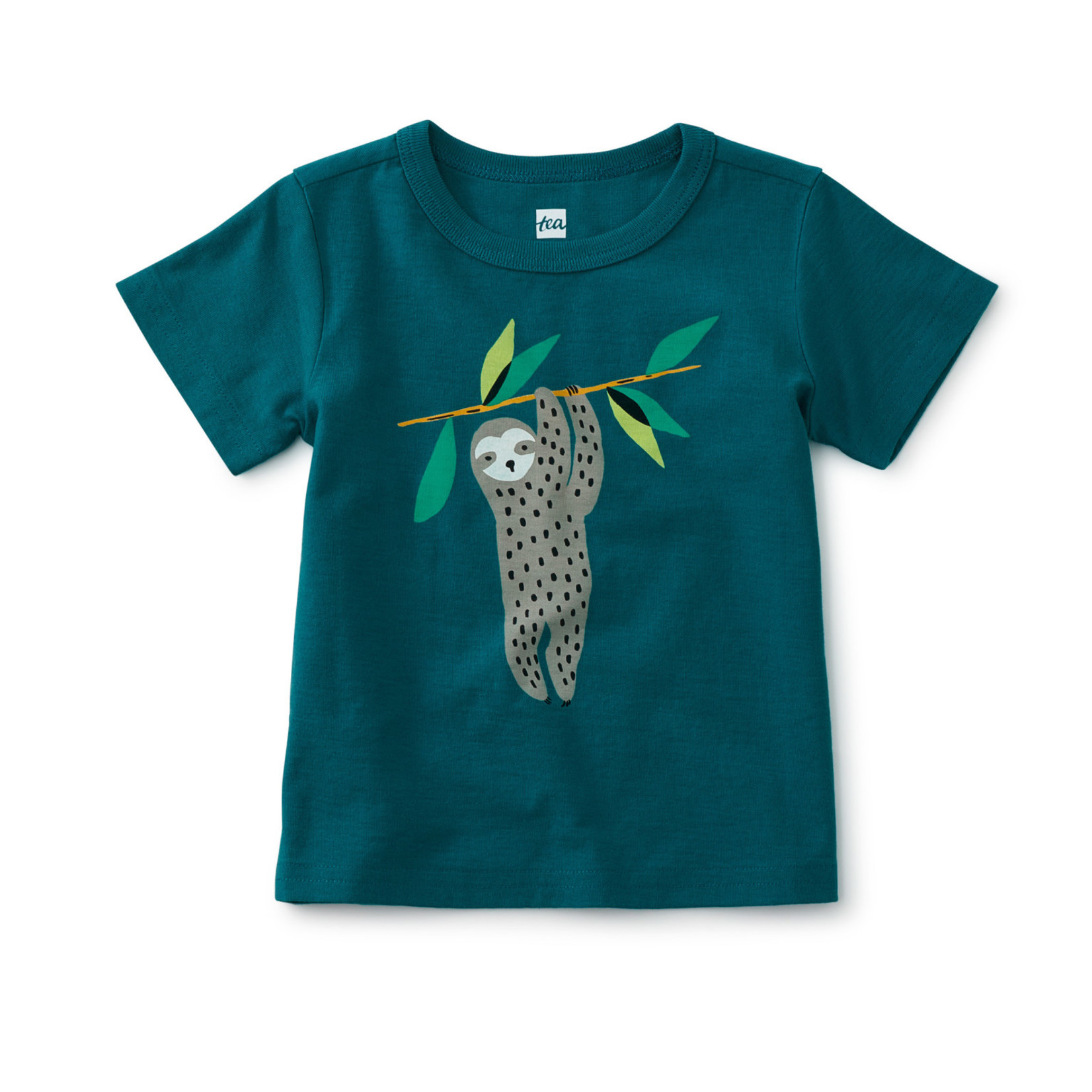 Tea Collection Chillin Sloth Graphic Tee - Scuba