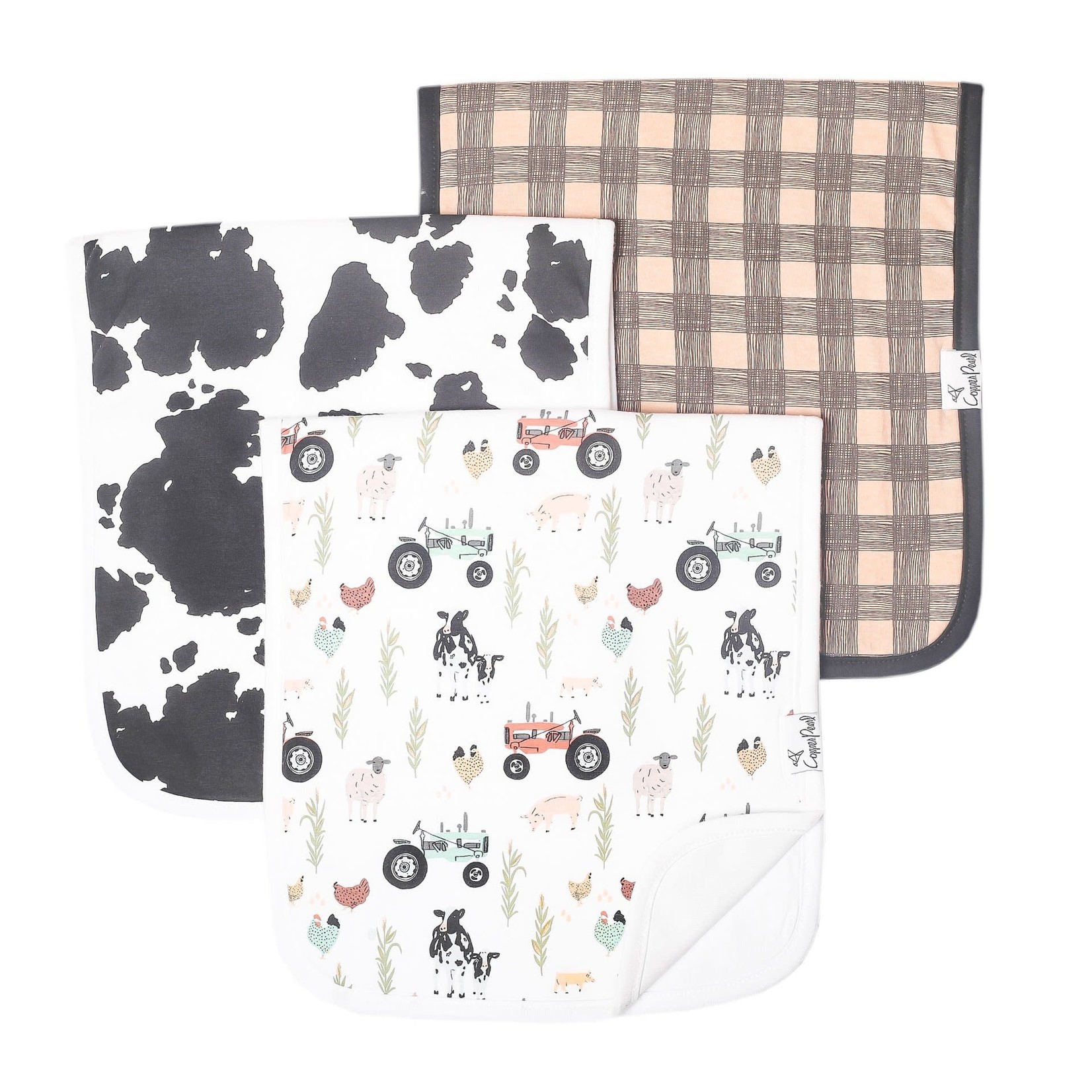 Copper Pearl Premium Burp Cloths - Jo Farm