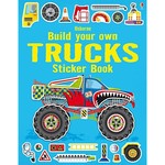 Usborne Sticker Book Build Your Own Trucks 5+