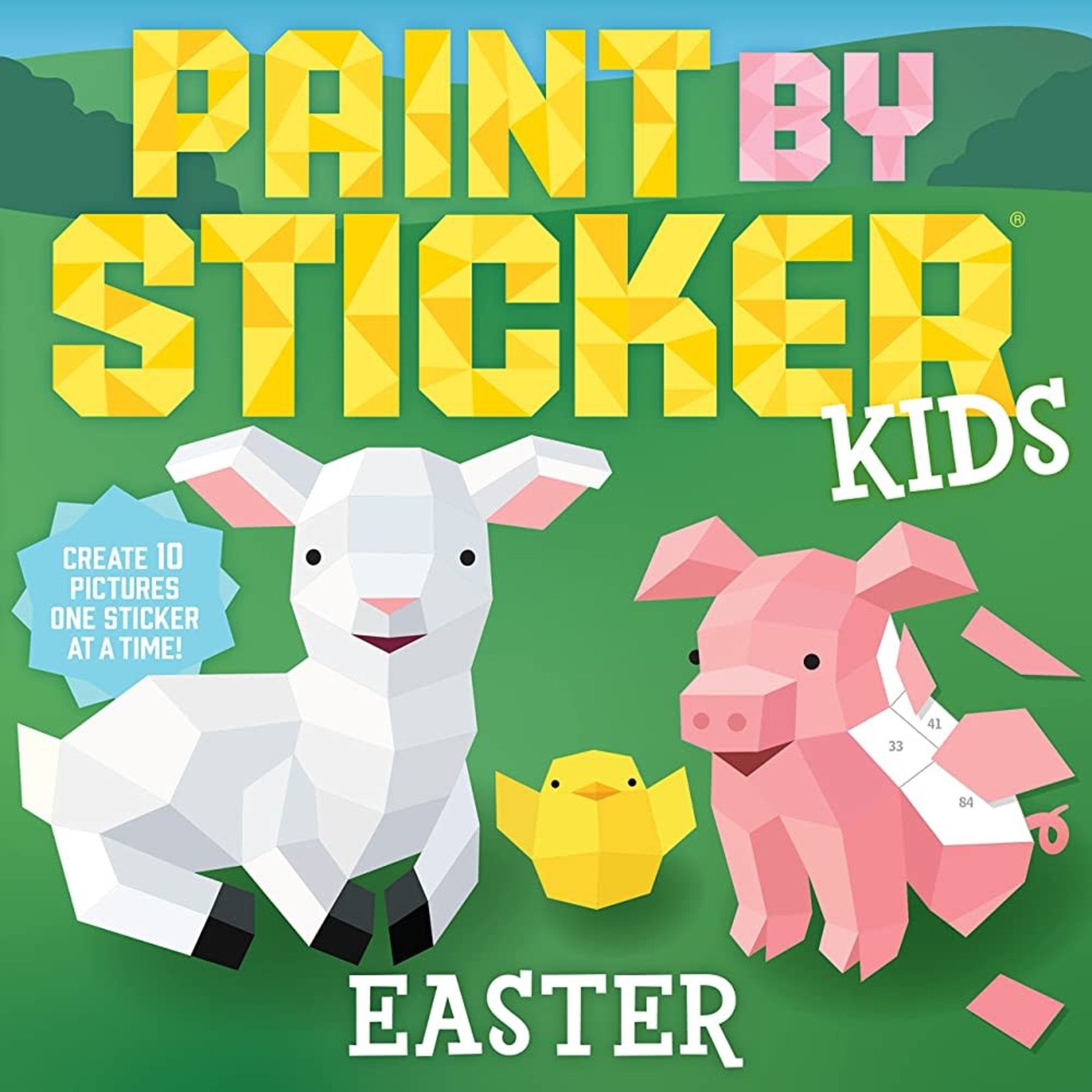 Workman Publishing Paint By Sticker Kids: Easter