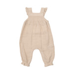 Angel Dear Smocked Coverall - Sand