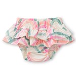 Tea Collection Tiered Ruffle Baby Bloomers - Island Rainbow in Chalk - 2T