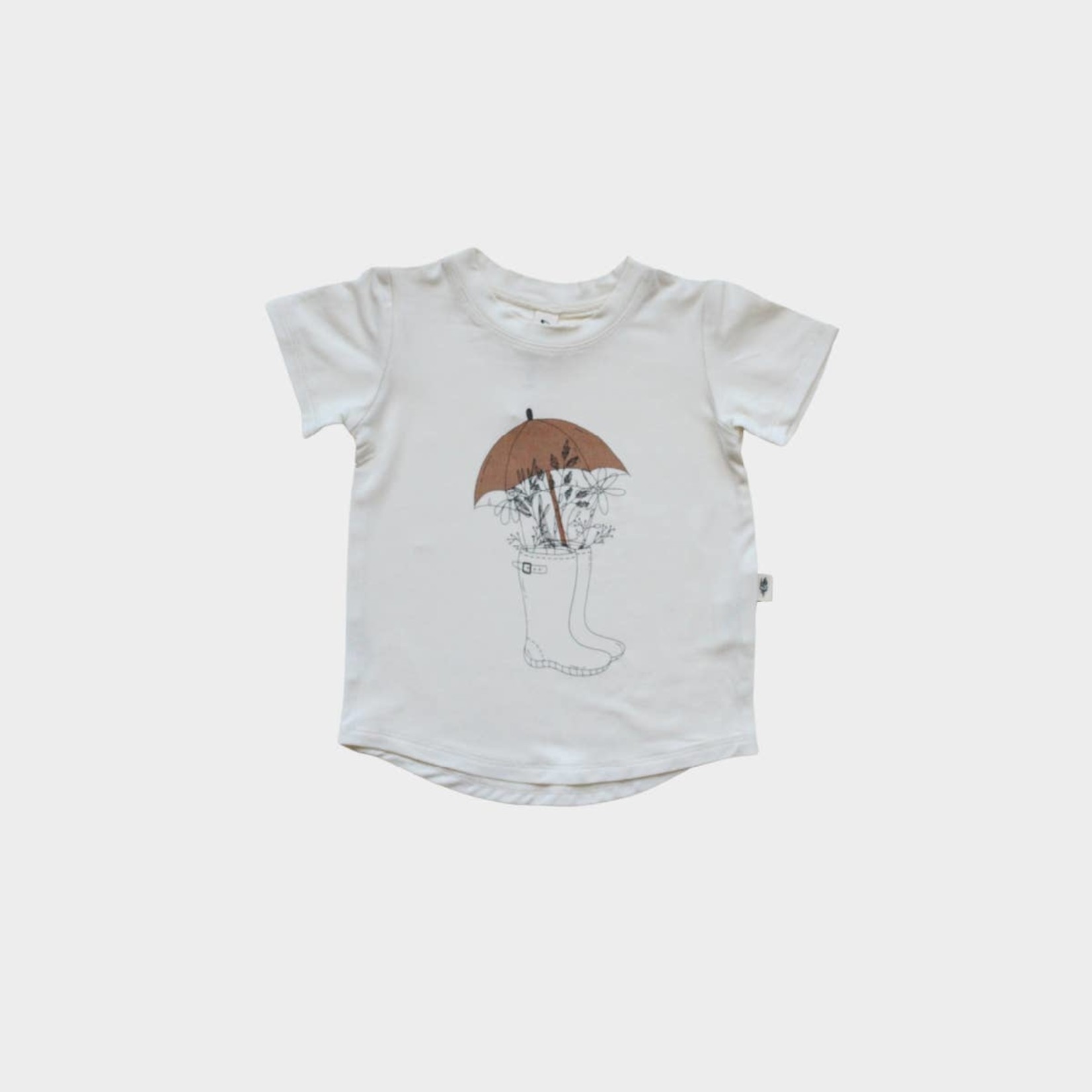 babysprouts clothing company Screen-Printed Tee in Umbrella