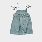 babysprouts clothing company Smocked Summer Dress in Teal Green