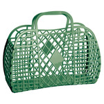 Sun Jellies Retro Basket - Large Olive