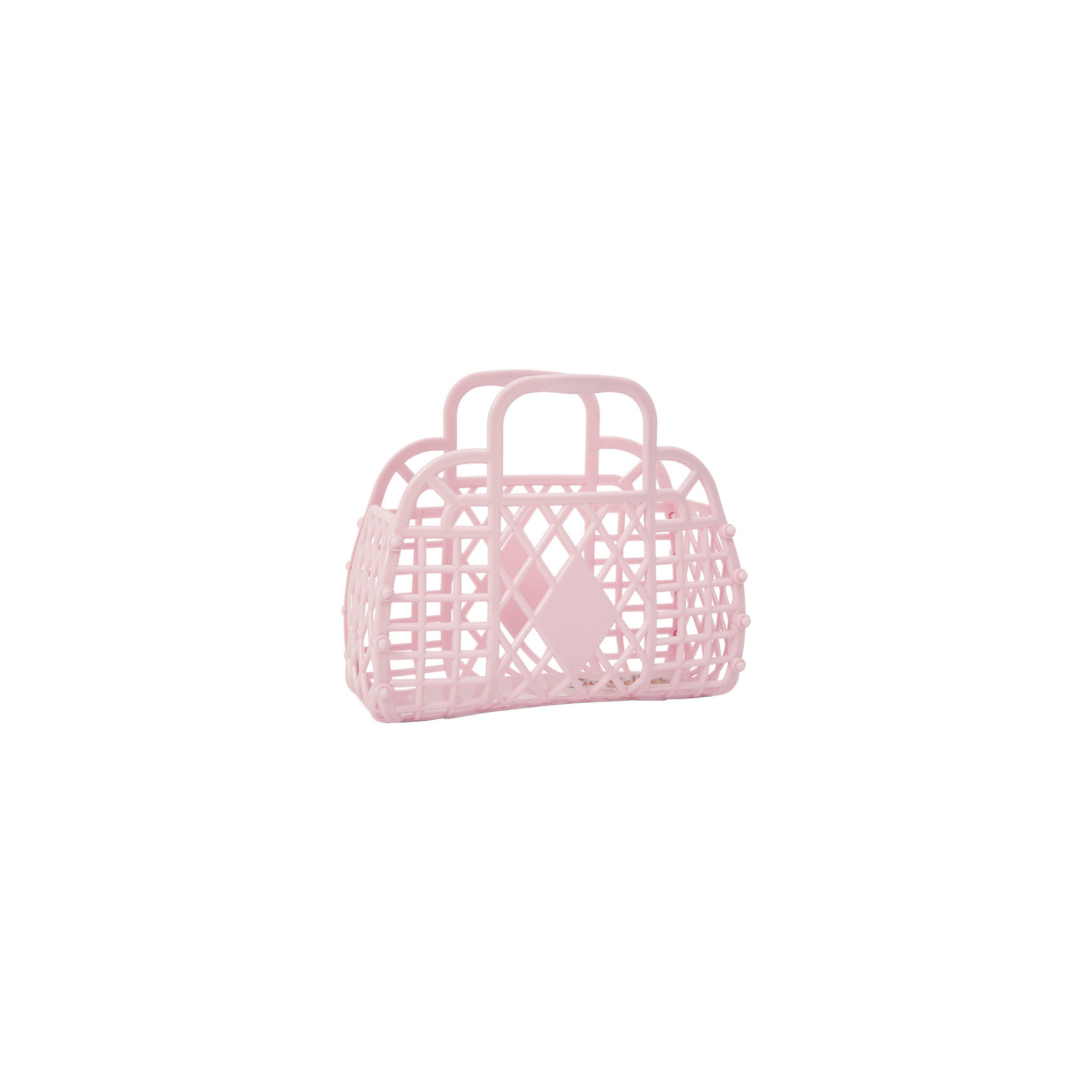 Sun Jellies Retro Basket - Mini Pink