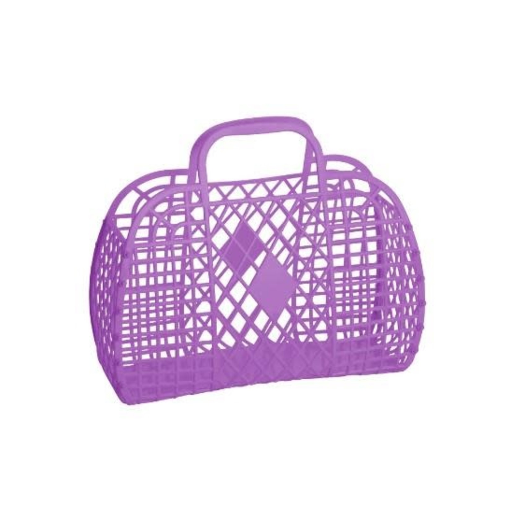 Sun Jellies Retro Basket - Small Purple (pick up only)
