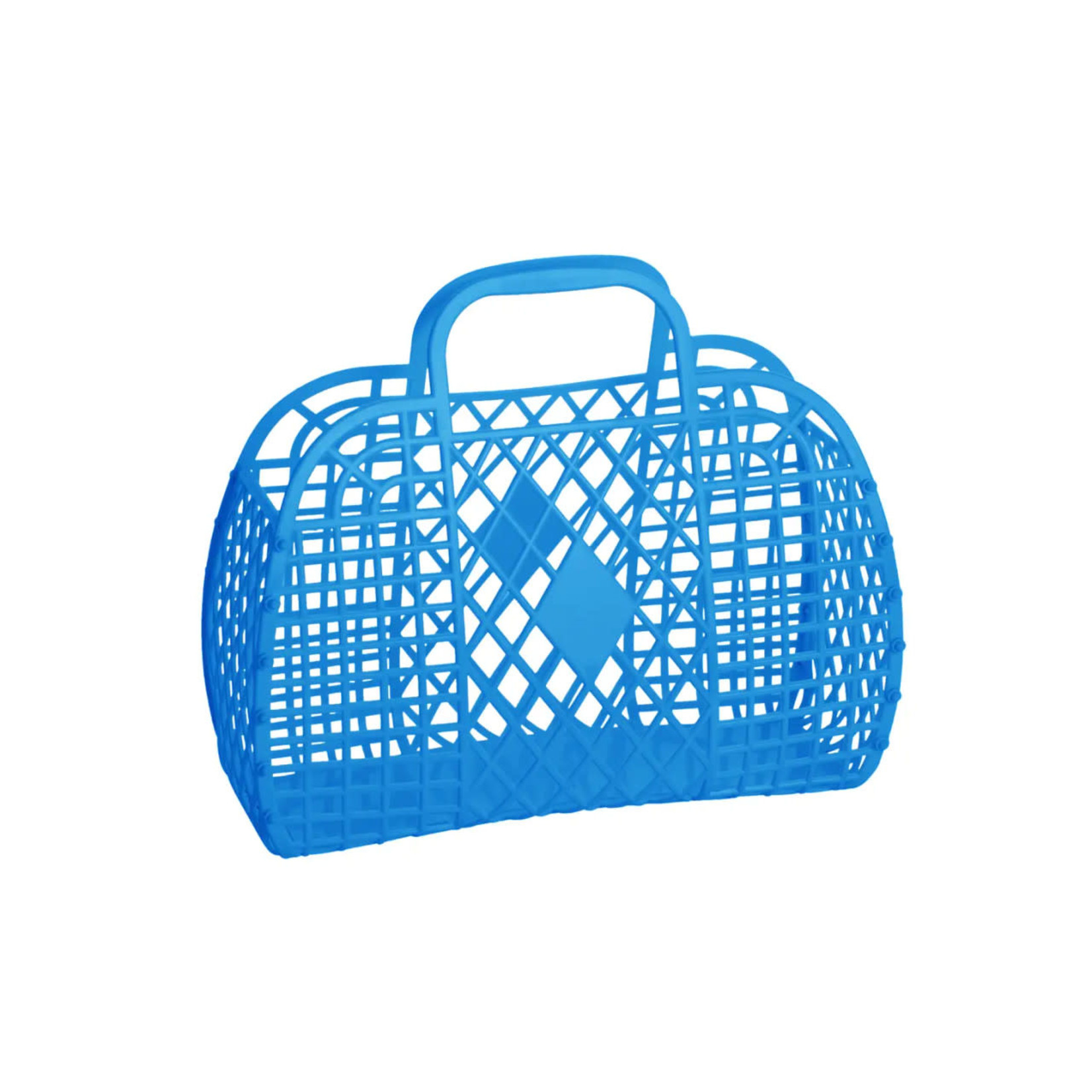 Sun Jellies Retro Basket - Small Royal Blue (pick up only)