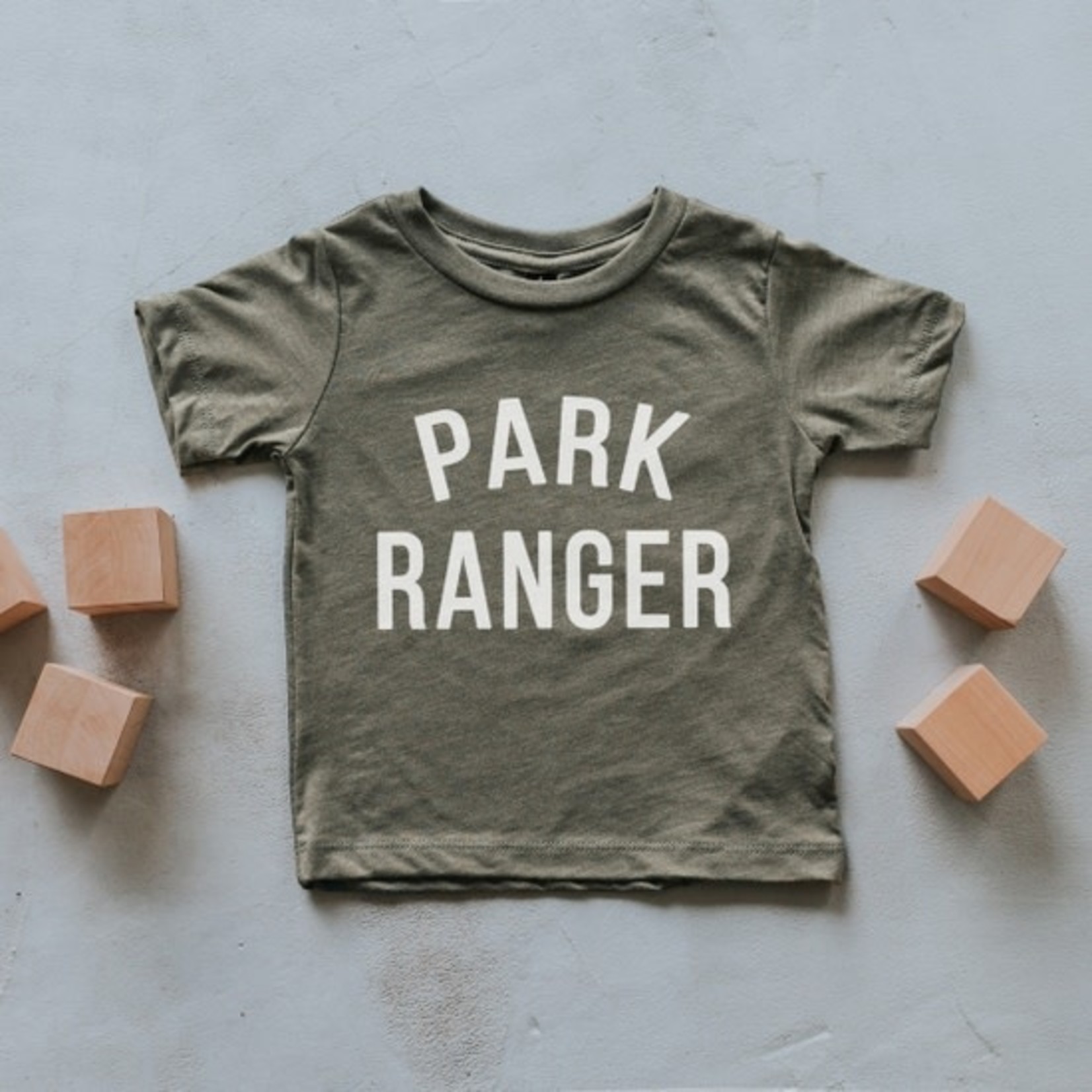 Gladfolk Park Ranger Kids Tee - Olive